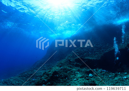 Underwater scenery Miyakojima Underwater scenery Miyakojima 119639711