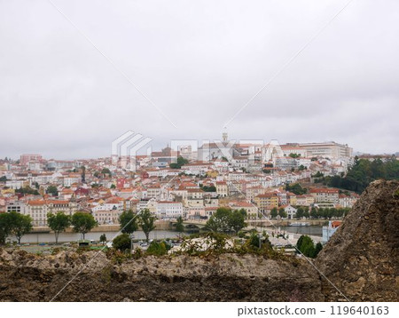 Coimbra, Portugal, view from the opposite bank of the Mondego River 119640163