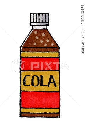 Cola plastic bottle 119640471