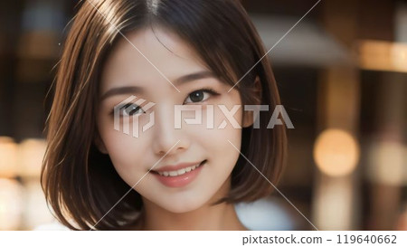 Japanese young woman 119640662