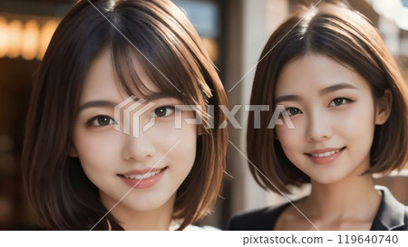 Japanese young woman 119640740