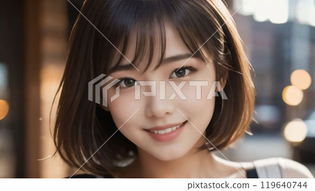 Japanese young woman 119640744