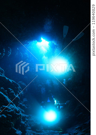 Underwater scenery Miyakojima Underwater scenery Miyakojima 119640829