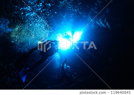 Underwater scenery Miyakojima Underwater scenery Miyakojima 119640845