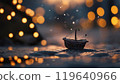 abstract image with blurred bokeh background 119640966