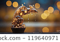 abstract image with blurred bokeh background 119640971