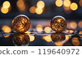abstract image with blurred bokeh background 119640972