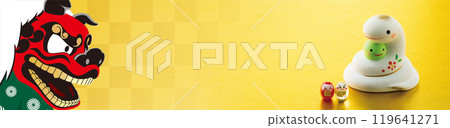 2025新年賀卡、橫幅 119641271