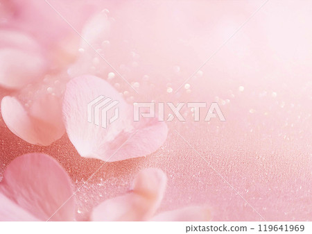 粉紅色的花瓣背景 119641969