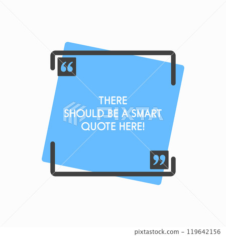 Quote frame blank, text quote boxes, message 119642156