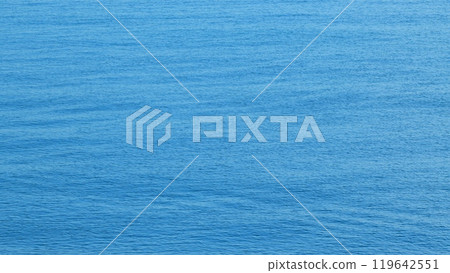 Abstract Blue Sea And Sky. Reflection Of Sky In Water. Blue Water With Calm Ripples. Still. Abstract Blue Sea And Sky. Reflection Of Sky In Water. Blue Water With Calm Ripples. Still. 119642551
