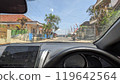 old car on the street 119642564