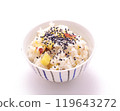 Sweet potato rice cooked rice Sweet potato rice cooked rice 119643272