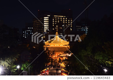 Bentendo 與東京不忍池的夜景 119643483