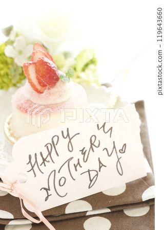 Mother's Day Strawberry Bavarian Shortcake 119643660