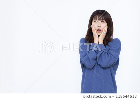 驚訝的女人 119644618