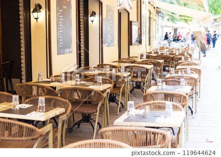 French open cafe restaurant French open cafe restaurant 119644624