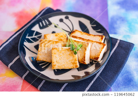 Island tofu steak Island tofu steak 119645062