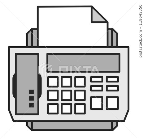 用於發送簡訊和發送傳真的電話的插圖 119645350
