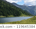 A small lake in the Alps 119645384