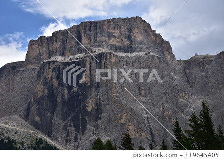 The great massif of Sass Pordoi 119645405