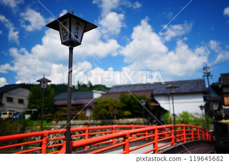 Gujo Dance: A summer tradition in Gujo Hachiman, Yoshida River Gujo Dance: A summer tradition in Gujo Hachiman, Yoshida River 119645682