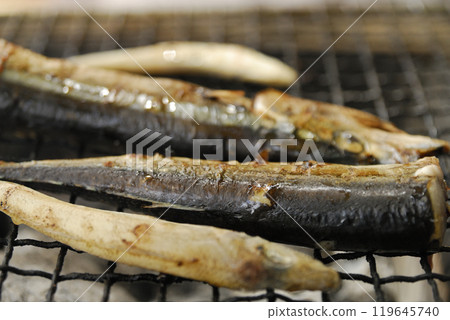 Meal to enjoy with charcoal grill Meal to enjoy with charcoal grill 119645740