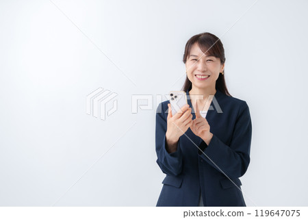 女性智能手機 119647075