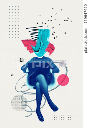Woman in business. Concept of lady boss, finance, career leader team 119647610