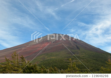 View from the 5th station of Mt. Fuji 119648298