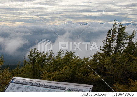 從富士山五合目眺望的景色 從富士山五合目眺望的景色 119648309