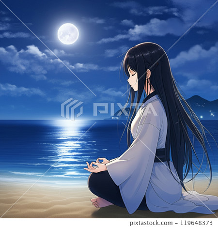 Women who meditate 119648373