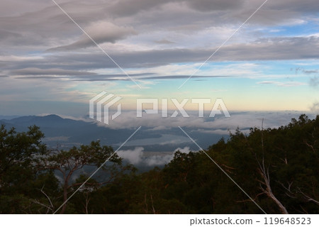 View from the 5th station of Mt. Fuji View from the 5th station of Mt. Fuji 119648523