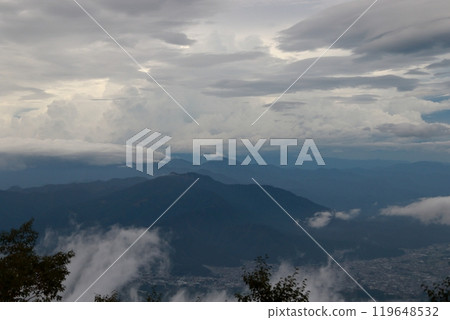 從富士山五合目眺望的景色 從富士山五合目眺望的景色 119648532