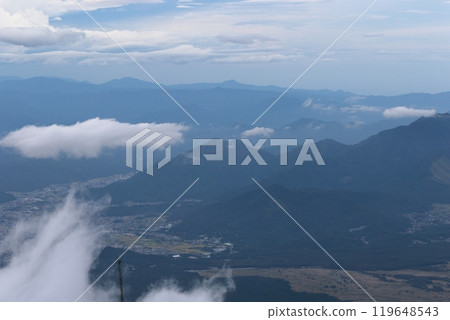 從富士山五合目眺望的景色 119648543