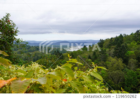 View from Lake Shumarinai Observatory (Horokanai Town, Hokkaido) 119650262