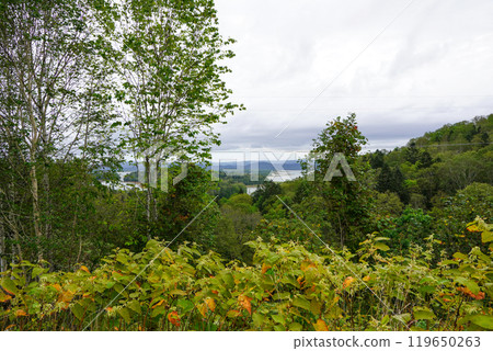 View from Lake Shumarinai Observatory (Horokanai Town, Hokkaido) 119650263