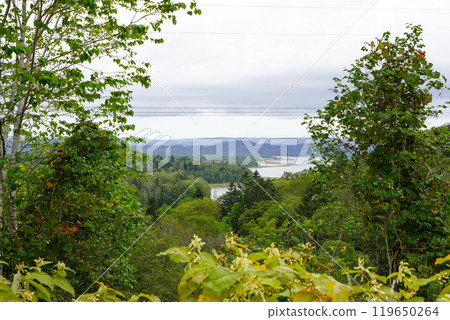View from Lake Shumarinai Observatory (Horokanai Town, Hokkaido) 119650264