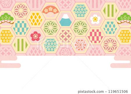 Year of the Snake - New Year's card template - Ke6 119651506