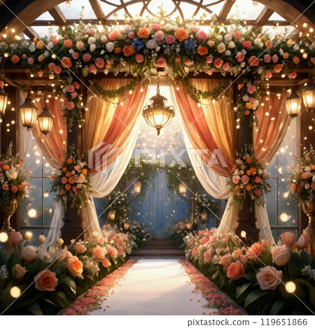 Luxurious wedding venue 119651866