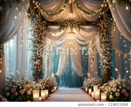 Luxurious wedding venue 119651909