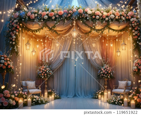 Luxurious wedding venue 119651922