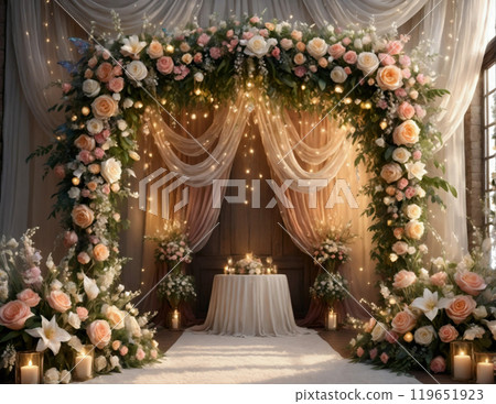Luxurious wedding venue 119651923