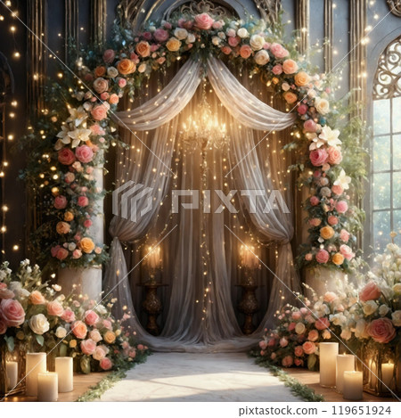 Luxurious wedding venue 119651924