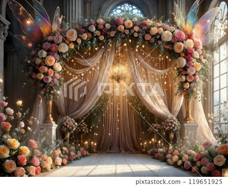 Luxurious wedding venue 119651925