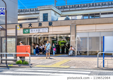 東京西大井站品川區街景 119652064