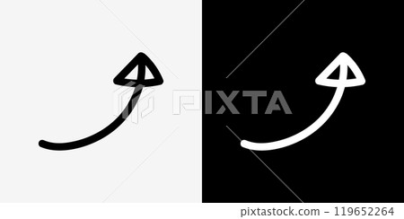簡單的手繪箭頭圖示集 119652264