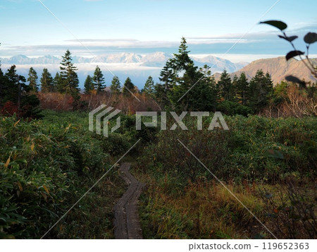 從火內山步道眺望內立山連峰 從火內山步道眺望內立山連峰 119652363