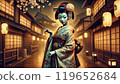 晚上的舞妓 119652684