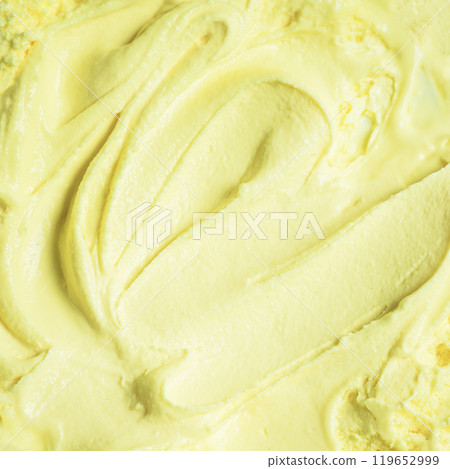 Yellow melon ice cream texture Yellow melon ice cream texture 119652999